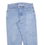 CARHARTT Mens Relaxed Light Blue Denim Jeans W36 L26 Casual Workwear Zip Closure