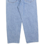 CARHARTT Mens Relaxed Light Blue Denim Jeans W36 L26 Casual Workwear Zip Closure