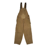 Carhartt Double Knee Overalls - 32W 30L Brown Cotton