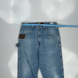 Wrangler Carpenter Jeans - 34W 32L Blue Cotton