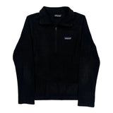Patagonia Fleece 1/4 Zip - Small Black Polyester