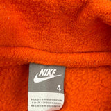 Age 4 Nike Spellout Fleece - XS Orange Polyester