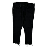 Levis Jeans - 36W 30L Black Cotton