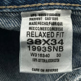 Dickies Carpenter Jeans - 36W 34L Blue Cotton
