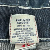 True Religion Contrast Stitch Jeans - 34W 30L Dark Wash Cotton