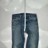 501 Levis Jeans - 33W 30L Blue Cotton