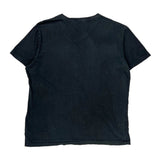 Polo By Ralph Lauren V-Neck T-Shirt - Large Black Cotton