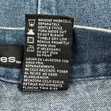 No Boundaries Graphic Denim Shorts - 30W 11L Dark Wash Cotton