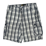 Lee Cargo Shorts - 34W 11L Grey Cotton