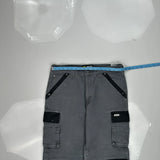 Holmes Workwear Cargo Pants - 34W 32L Gray Cotton