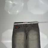 Akademiks Baggy Jeans - 38W 29L Gray Cotton