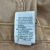 Carhartt Double Knee Carpenter Pants - 39W 30L Beige Cotton