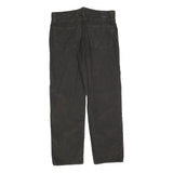 HUGO BOSS Mens Cotton Blend Black Regular Fit Straight Leg Trousers W36 L32