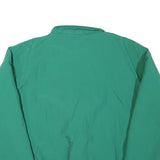 JB BK Mens Green Polyester Blend Zip Jacket XL Plain Casual Outerwear