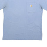 CARHARTT Womens Blue Pocket T-Shirt M Short Sleeve Crew Neck Casual