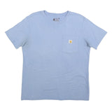CARHARTT Womens Blue Pocket T-Shirt M Short Sleeve Crew Neck Casual