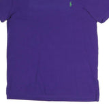 POLO RALPH LAUREN Mens Purple Polo Shirt Cotton Short Sleeve M Classic Fit