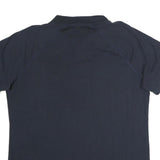CARHARTT Mens Navy Blue Short Sleeve Plain XL Cotton Polo Shirt Workwear