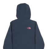 THE NORTH FACE Womens Navy & Pink Hoodie Zip Jacket S Polyester Blend Outdoor