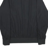 UMBRO Mens Black Track Jacket L Polyester Polka Dot Zip Up Sportswear