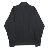 UMBRO Mens Black Track Jacket L Polyester Polka Dot Zip Up Sportswear