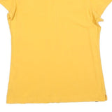 NIKE Womens Yellow Polo Shirt XL Cotton Blend Short Sleeve Plain Casual Summer