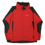 SPRAYWAY Mens Red & Black Outdoor Jacket S Polyester Blend Zip Comfort Style