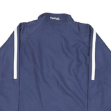 REEBOK Mens Blue & White Crusaders Sports Program Track Jacket XL Polyester