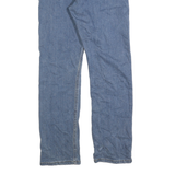 WRANGLER Mens Regular Fit Straight Leg Denim Blue Jeans Cotton Zip W30 L30