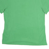 TOMMY HILFIGER Mens Green Polo Shirt L Cotton Short Sleeve Plain Classic