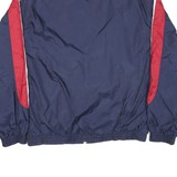 FILA Mens Blue & Red & White Colourblock Track Jacket M Polyester Blend