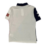 Age 10-12 Polo By Ralph Lauren Graphic Polo Shirt - Medium Navy Cotton