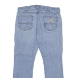 CARHARTT Mens Relaxed Denim Jeans Light W36 L30 Workwear Casual Zip Fly