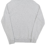 ADIDAS Mens Grey Hoodie S Cotton Pullover Logo Sweatshirt Lightweight