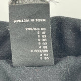 Mickey Mouse Disney Graphic Varsity Jacket - Small Black Cotton