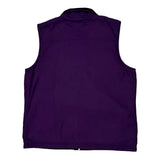 Ralph Lauren Reversible Fleece Vest - Medium Purple Polyester