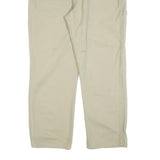 DICKIES Mens Beige Cotton Blend Regular Straight Trousers W38 L30 Workwear Zip