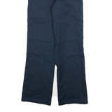 DICKIES Mens Cotton Blend Navy Regular Straight Trousers W28 L30 Workwear
