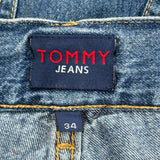 Tommy Jeans Baggy Denim Shorts - 32W 12L Blue Denim