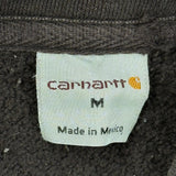Carhartt 1/4 Zip - Medium Black Cotton Blend