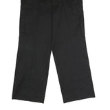 DICKIES Mens Polyester Blend Black Regular Cargo Trousers W31 L30 Workwear Zip