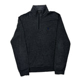 Polo By Ralph Lauren 1/4 Zip - Small Grey Cotton