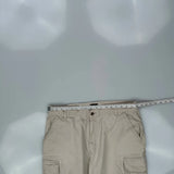 Tommy Jeans Cargo Pants - 36W 32L Beige Cotton