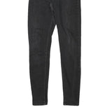 LEVI'S Womens Jeans Black Slim Skinny Denim Medium W27 L31 Zip Cotton Blend