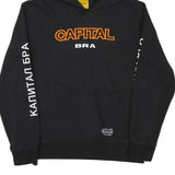 CAPITAL BRA Mens Black Hoodie M Gucciland Tour Cotton Blend Pullover