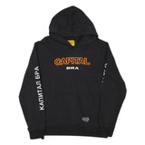 CAPITAL BRA Mens Black Hoodie M Gucciland Tour Cotton Blend Pullover