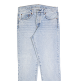 ZARA Womens Light Blue Regular Fit Straight Leg Denim Jeans Cotton W32 L32