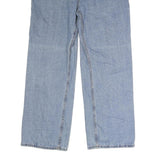 CARHARTT Mens Blue Regular Fit Straight Denim Jeans W36 L31 Button Closure