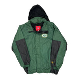 Green Bay Packers Nfl Football Jacket - Medium Black Polyester