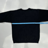 Blank Unbranded Sweatshirt - Medium Black Cotton